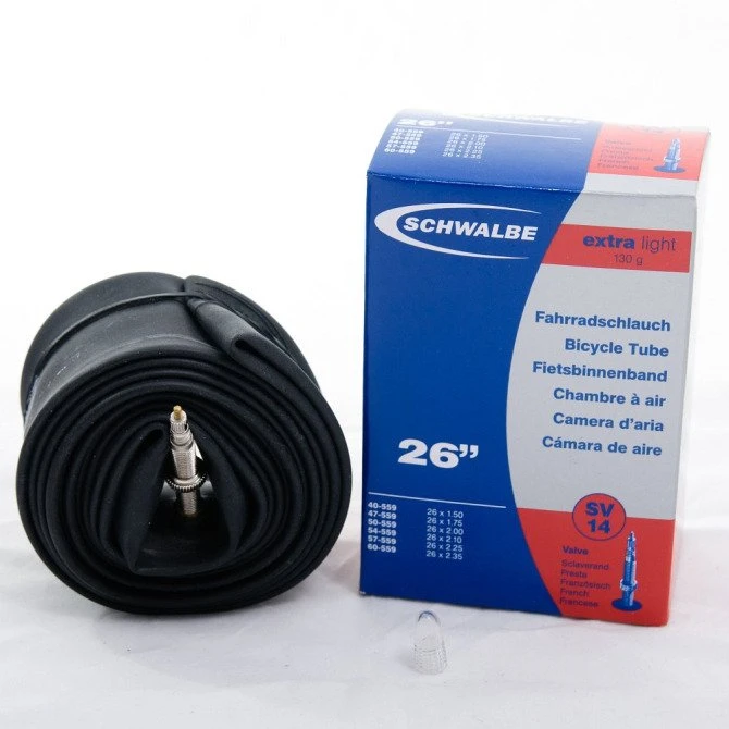 Schwalbe SV14 Extra Light 26" 40/60-559 130g francuski 40mm