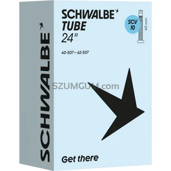 Schwalbe SCV10 Dętka 24" 40-62 mm, zawór 40 mm