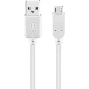 CablePro USB 2.0 Hi-Speed, Biały, 1,8 m