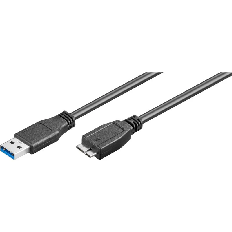 Goobay USB-A do microUSB 3m czarny (95027)