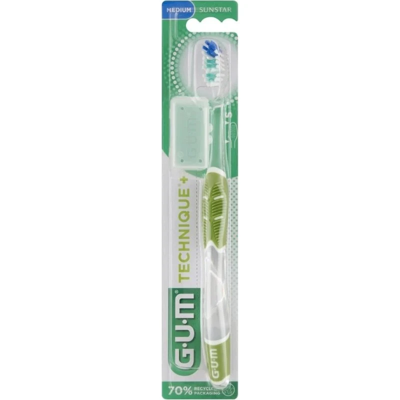 GUM Technique+ Compact Medium szczoteczka do zębów