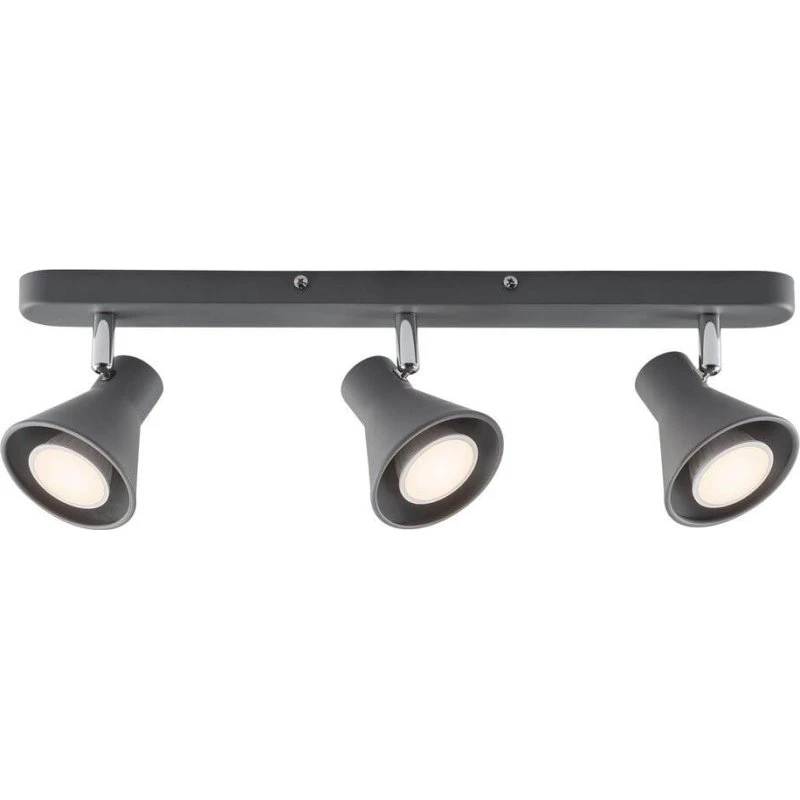 Nordlux Spot EIK 45780110, lampa sufitowa 3x35W GU10, szary metal