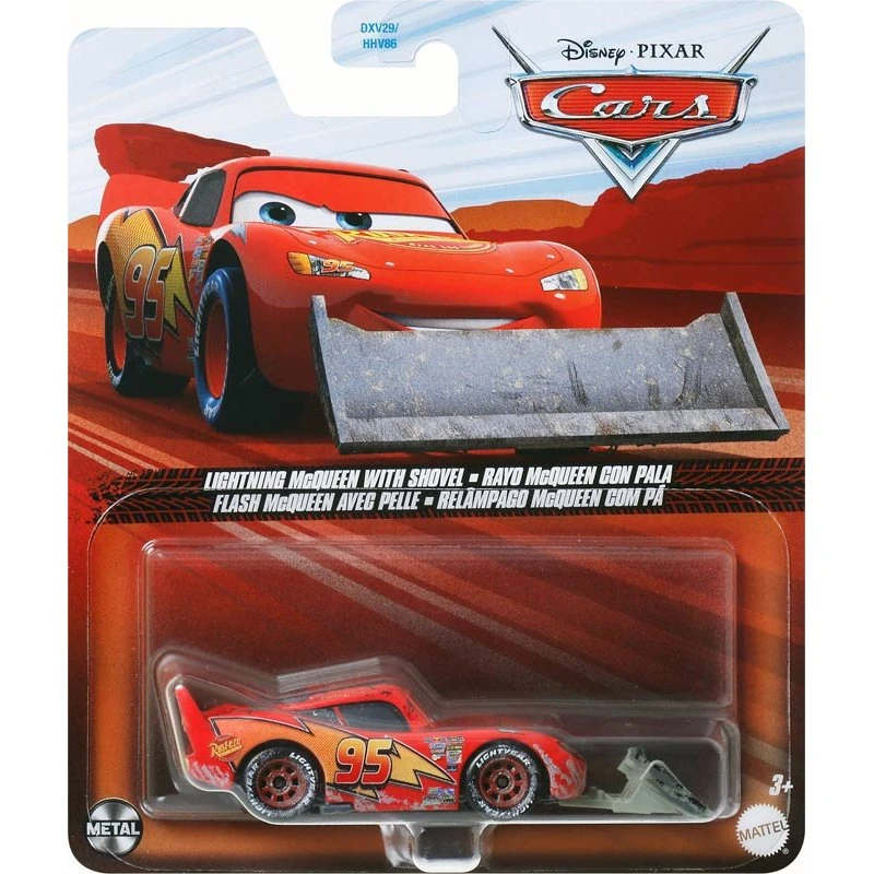 Mattel Auta Cars Zygzak McQueen 1:55 z szuflą