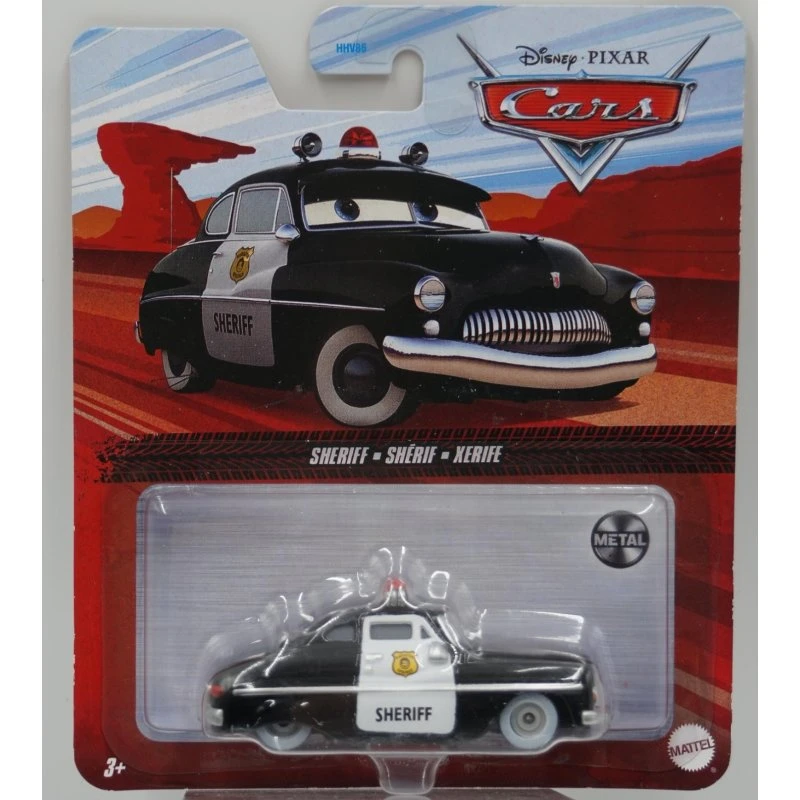 Mattel Auta Cars Szeryf DXV29 HBK68 1:55
