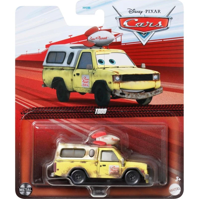 Mattel Auta Cars - Samochodzik Todd DXV29 BHN55