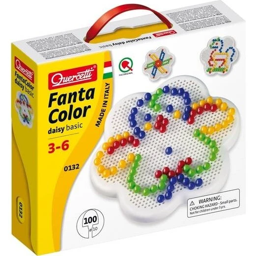 Quercetti Mozaika Fantacolor Daisy Basic 100 sztuk