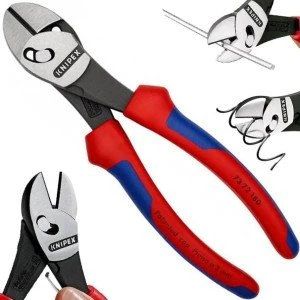 Knipex Twin Force 7372 180-COMF Szczypce tnące boczne