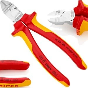 Knipex Szczypce do ściągania izolacji 160mm izolowane (14 26 160)
