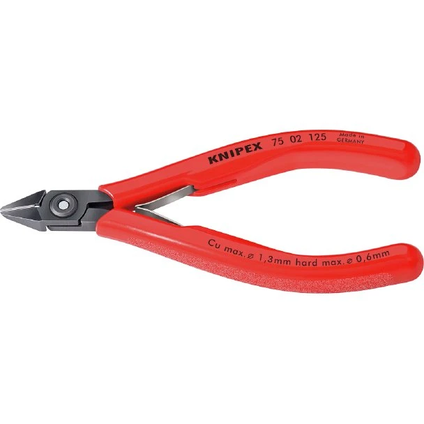 KNIPEX 7522-125 Szczypce boczne do elektroników 125 mm
