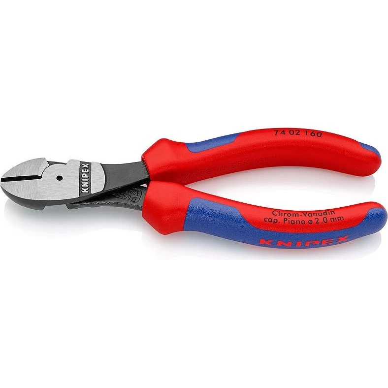 KNIPEX 7402-160 Szczypce tnące boczne o zwiększonym przełożeniu