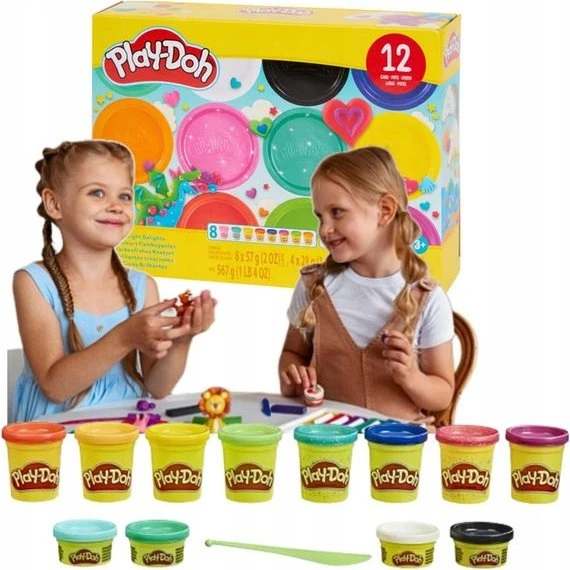 Play-Doh CiastoLina Zestaw 12 Kolorów 567g