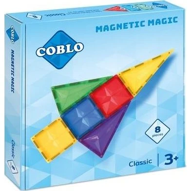 COBLO Magnetyczne klocki konstrukcyjne Basic 8 el.