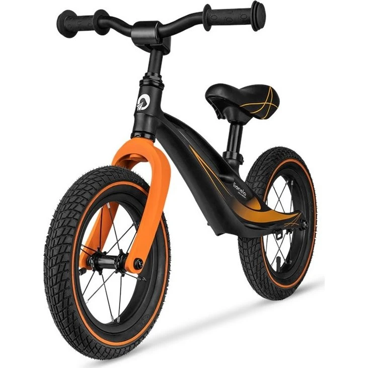 Lionelo Bart Air Sporty Black - rowerek biegowy dla dzieci 2-6 lat