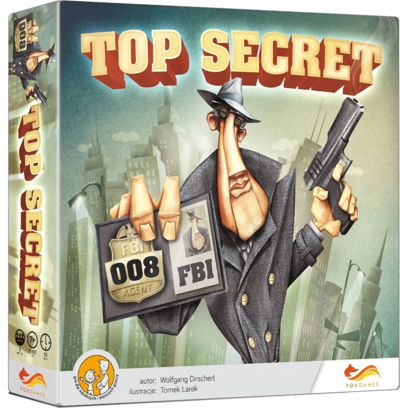FoxGames Top Secret – Gra planszowa dla 2 graczy