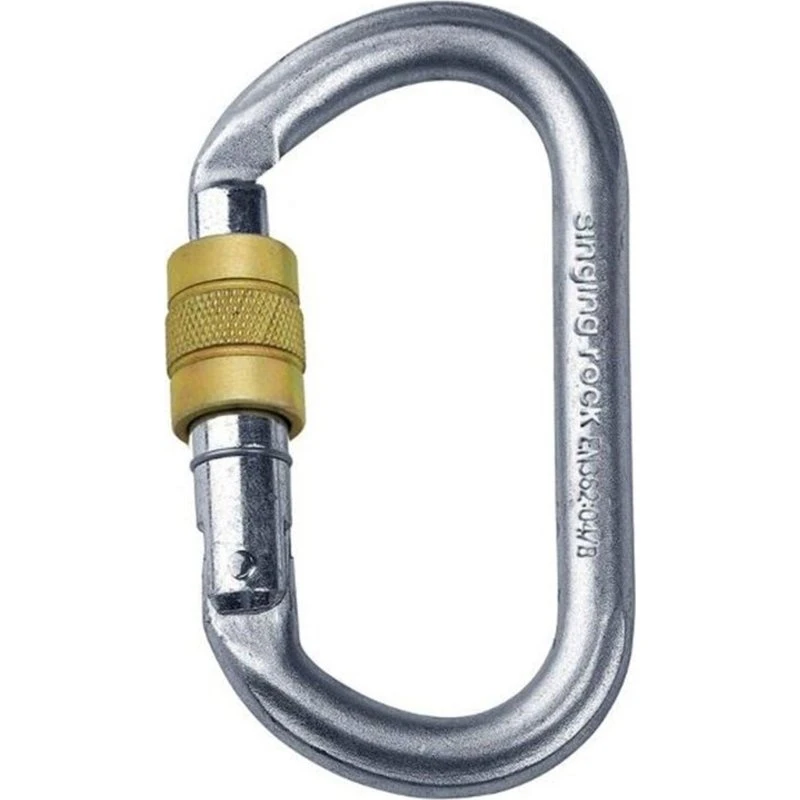 SINGING ROCK Karabinek Steel Oval Screw 30kN