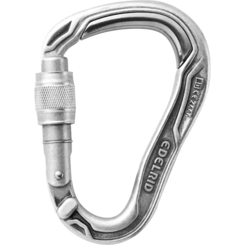Edelrid HMS Bulletproof Screw Eco - karabinek aluminiowy z wkładką stalową