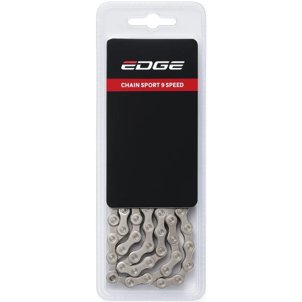Edge Sporty Lancuch Rowerowy 9S Srebrny