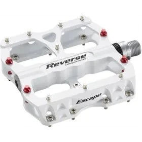Black Reverse Escape – Pedal rowerowy 100x100 mm z kołkami stalowymi i aluminiowymi