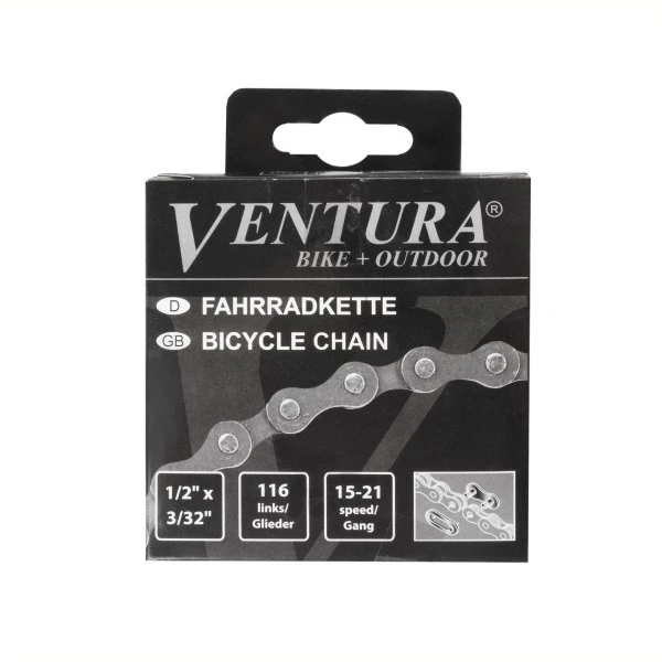 Ventura Lancuch Rowerowy 6/7S 116L Czarny/Brazowy