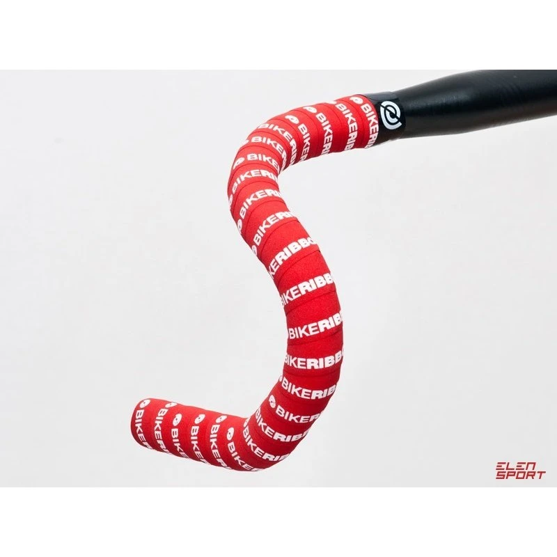 Bike Ribbon Owijka na kierownicę 2,5 mm ekoskóra czerwona