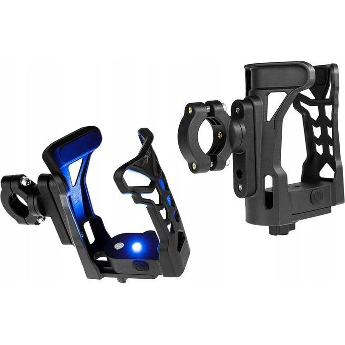 Biketec BT230 Uchwyt na bidon z LED do motocykla, skutera, roweru