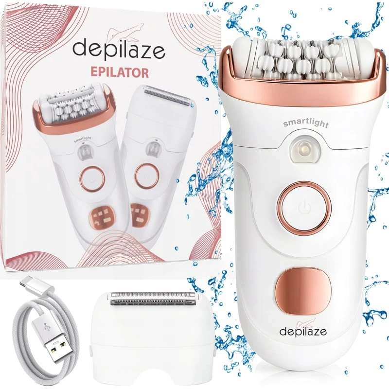 Depilaze Nova Pro 2w1 Depilator Damski z Głowicami