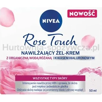 Nivea Żel-Krem Z Wodą Różaną i Kwasem Hialuronowym 50ml