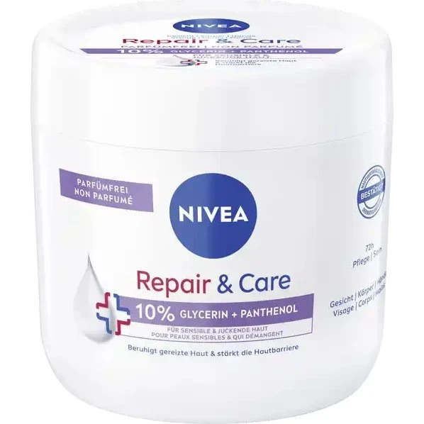 Nivea Repair & Care Krem do ciała bez perfum 400 ml