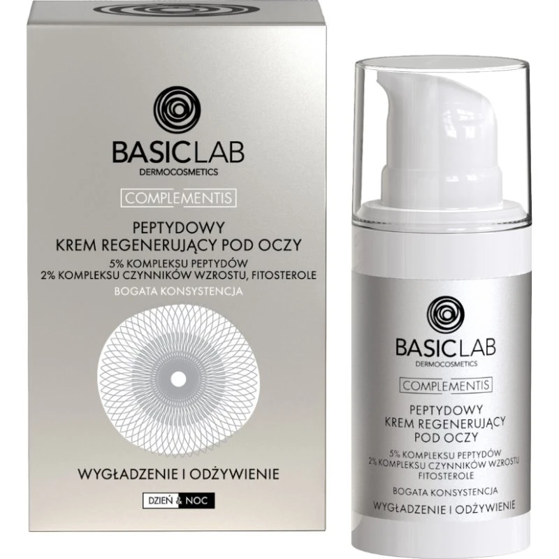 BasicLab Complementis Peptydowy Krem Regenerujący Pod Oczy 15 ml