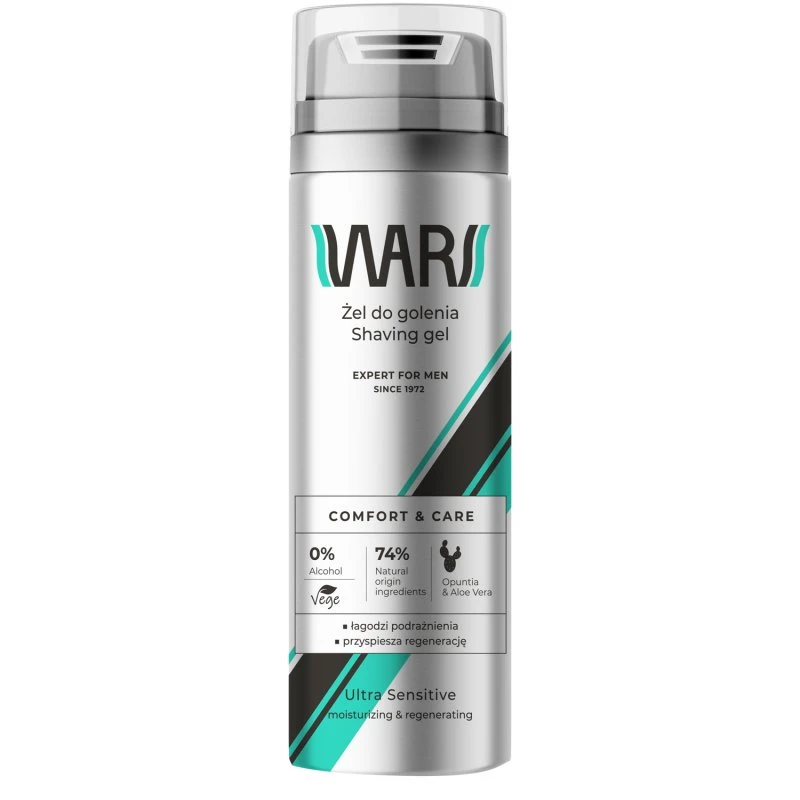 Wars Expert for Men Żel do golenia Comfort & Care 200ml
