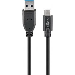Goobay Kabel USB 3.0 USB-C 2m Czarny
