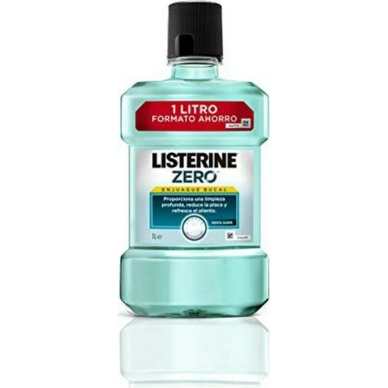 Listerine Zero Alcohol Mouthwash Soft Mint 1000 ml