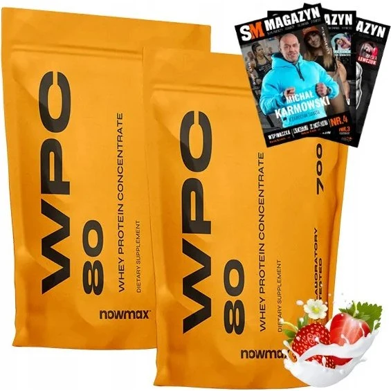 Nowmax WPC80 Whey Protein 700g Waniliowe