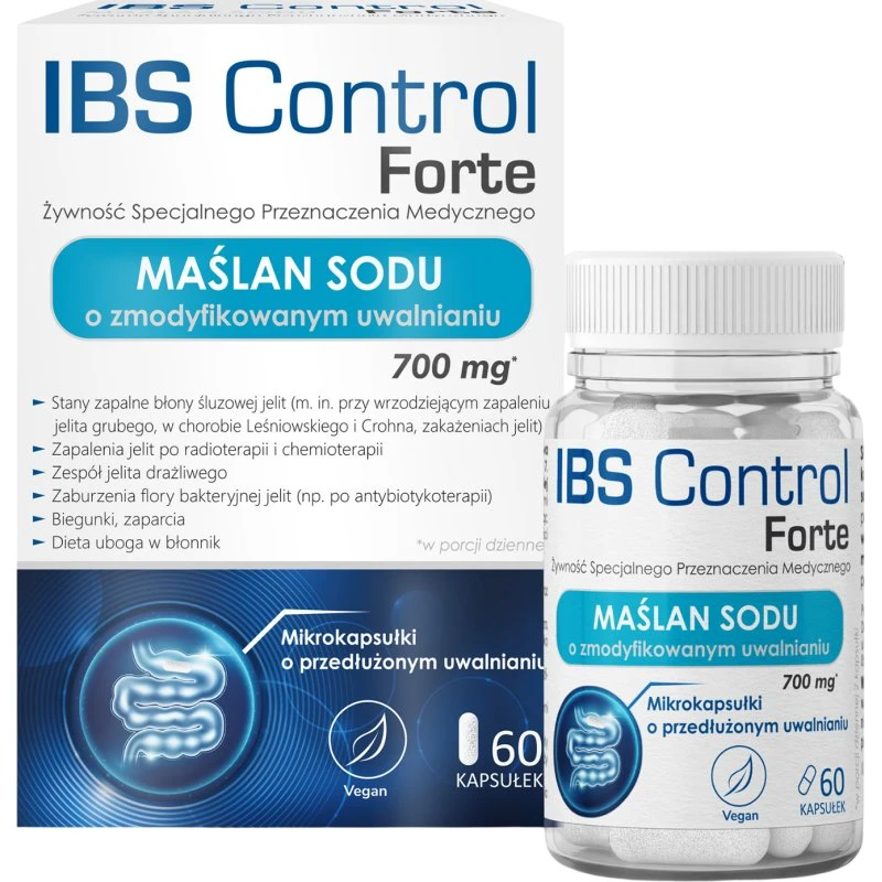IBS Control Forte Maślan Sodu 60 kapsułek