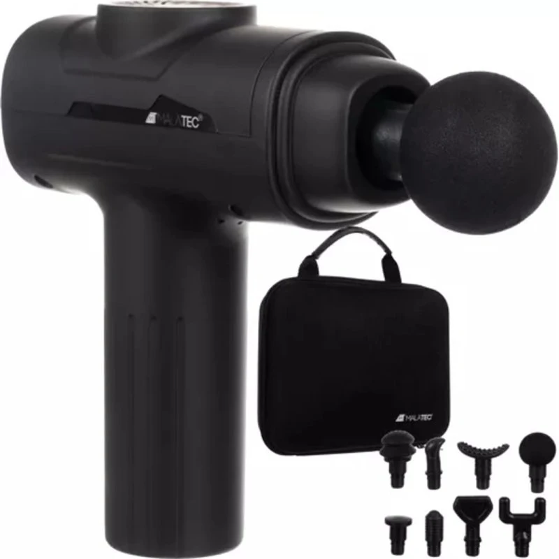 Malatec 23642 Pistolet do masażu z 8 końcówkami