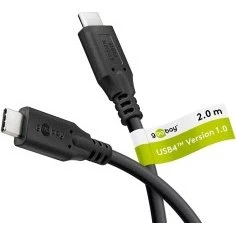 GOOBAY GOOBAY-74197 Kabel USB-C 2m USB4 100W 20Gbit/s