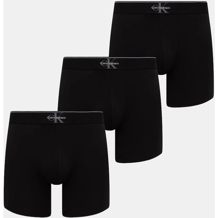 Calvin Klein Bokserki Męskie 3-pack Czarne LV00NB4473
