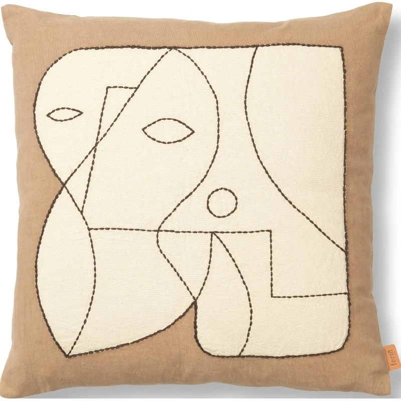 ferm LIVING Figure – Poszewka na poduszkę 50x50 cm
