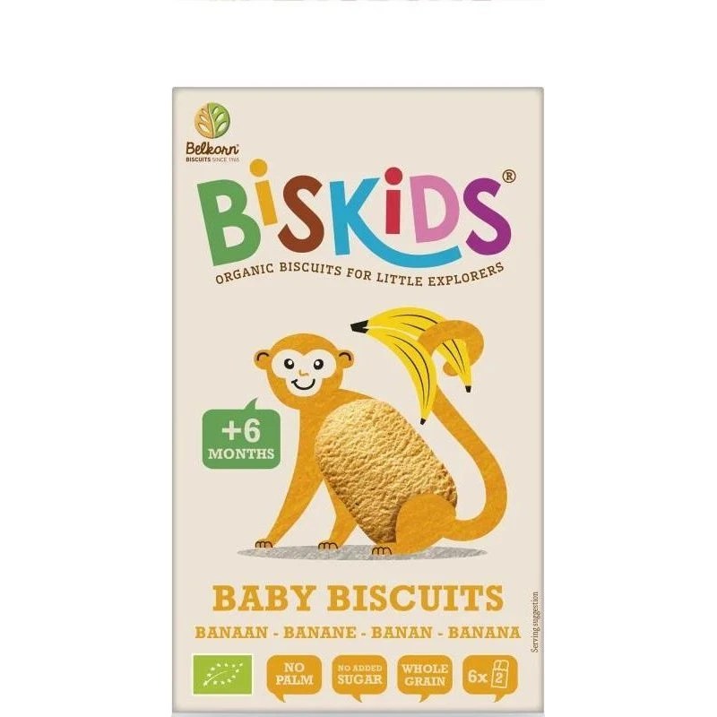 Biskids Ciasteczka Bananowe Od 6 Miesiąca Bio 120g