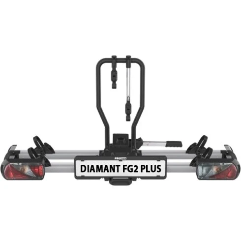 PROUSER Diamant FG2 Plus – Bagażnik na 2 rowery, składany