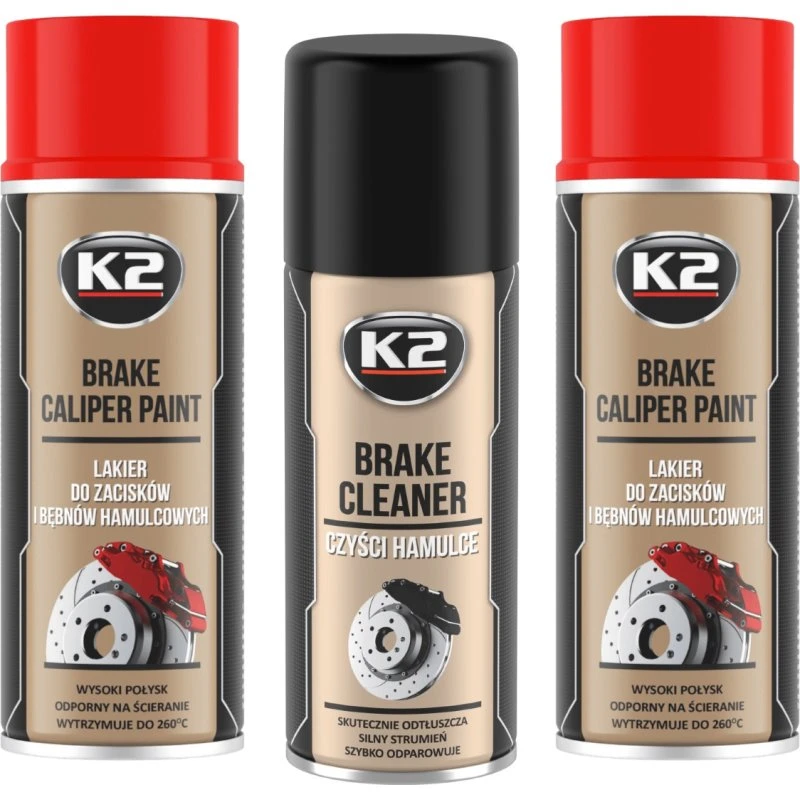 K2 Brake Caliper Paint L346CE Czerwony 400ml