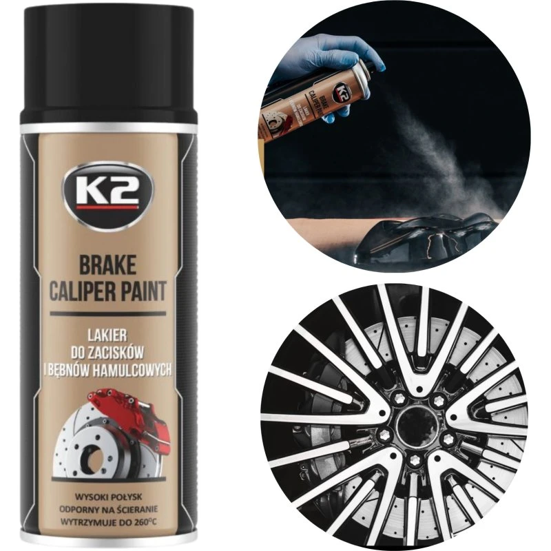 K2 Brake Caliper Paint 400ml Czarny
