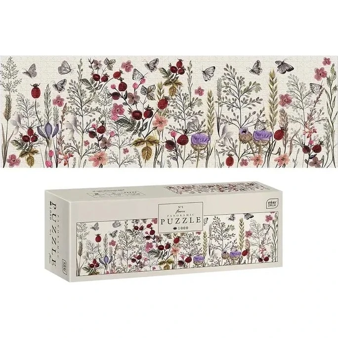 Interdruk Puzzle panoramiczne 1000 Flowers 1
