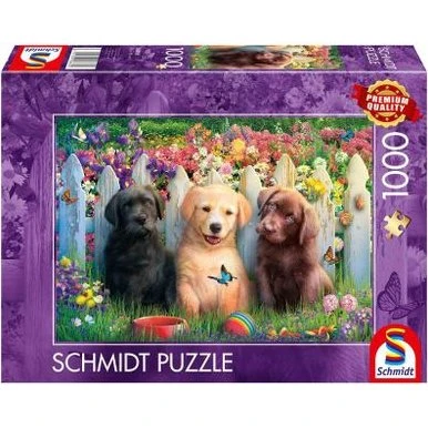 Schmidt Spiele Puzzle 1000 Słodkie szczeniaki