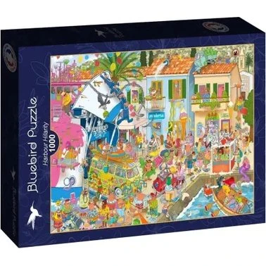 Bluebird Puzzle 1000 elementów. Port pełen niespodzianek