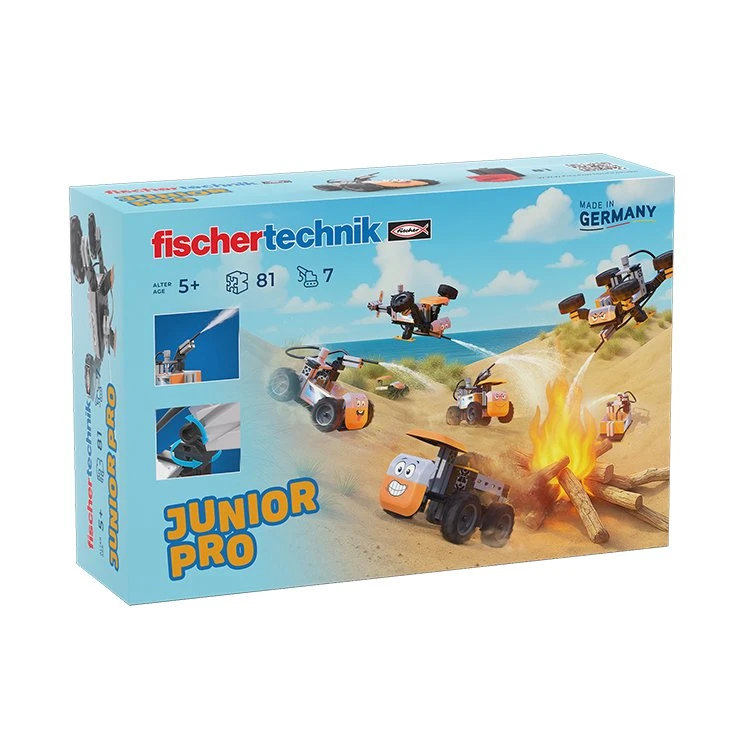 Fischertechnik Junior Pro 81el – Klocki konstrukcyjne dla dzieci od 5 lat