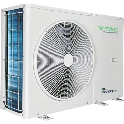 V-TAC ATW Pompa Ciepła 6kW 1-faz R32 + grzałka 3kW