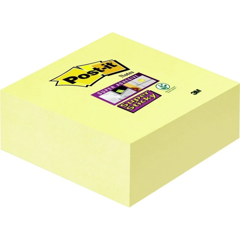 3M Post-it Super Sticky Kostka Żółta 76x76 mm, 270 arkuszy