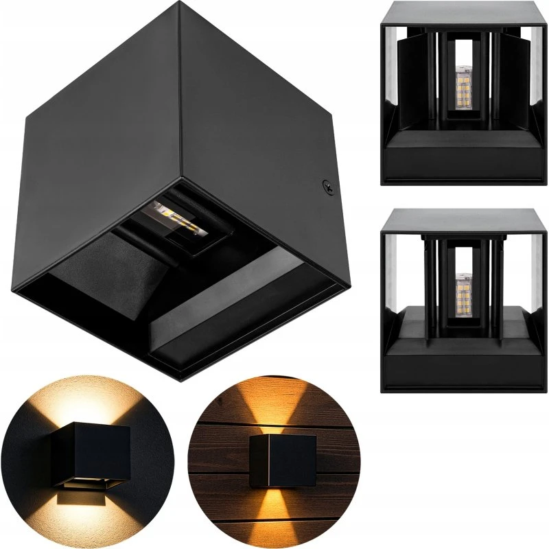 Masterled Kira Czarna IP44 G9 Regulowana 6W