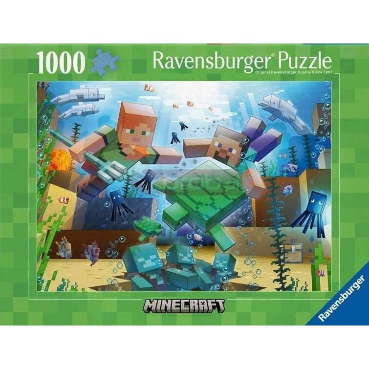 Ravensburger Puzzle Minecraft Mozaika 1000 elementów